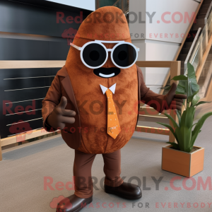 Personaggio mascotte Brown...