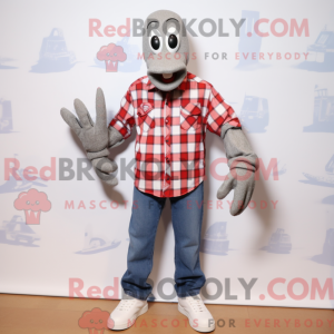 Postava maskota stříbrného...
