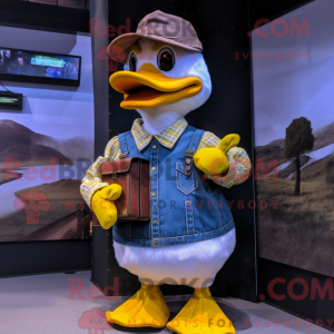 Yellow Muscovy Duck mascot...