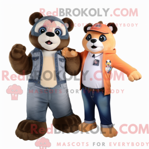 Costume de mascotte d ours...