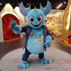 Disfraz de mascota Cyan...