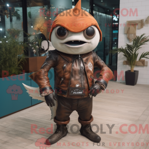 Rust Tuna maskot drakt...