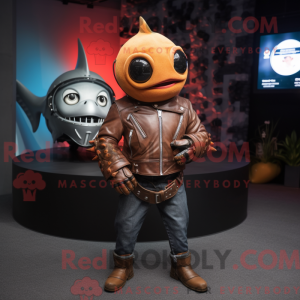 Rust Tuna maskot drakt...