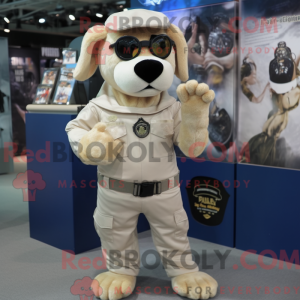 Disfraz de mascota Navy...