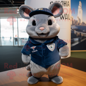 Navy Chinchilla mascotte...