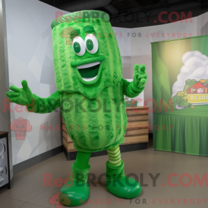 Green Jambalaya mascot...