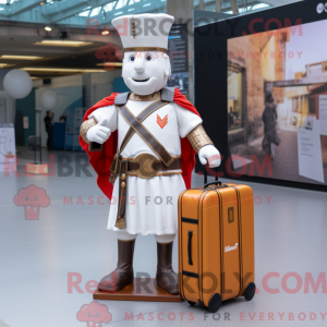 White Roman Soldier mascot...
