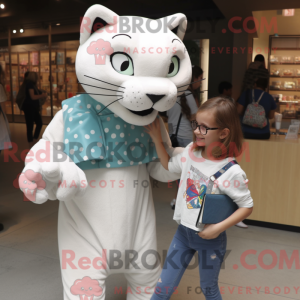 White Panther mascotte...