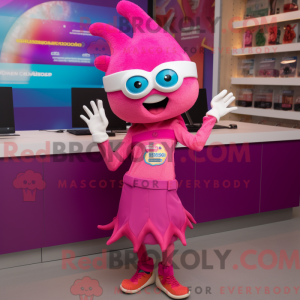 Postava maskota Magenta Ray...