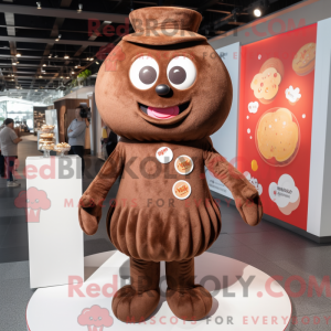 Disfraz de mascota de Brown...