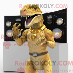 Máscara de Gold Allosaurus...