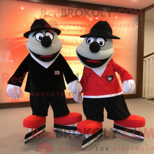 Red Pair Of Ice Skates...