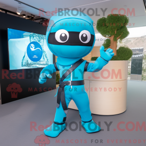 Disfraz de mascota Cyan...