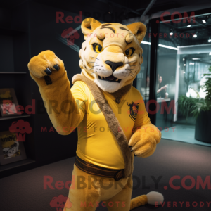 Disfraz de mascota Smilodon...