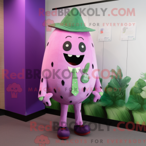 Lavendel vandmelon maskot...