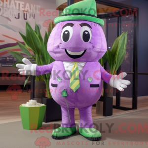 Lavendel vannmelon maskot...