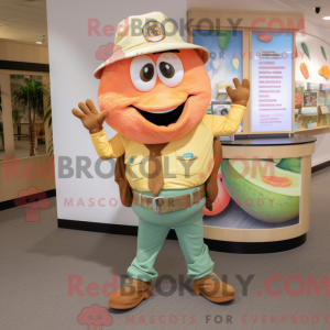 Costume de mascotte Peach...