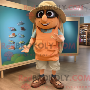 Costume de mascotte Peach...