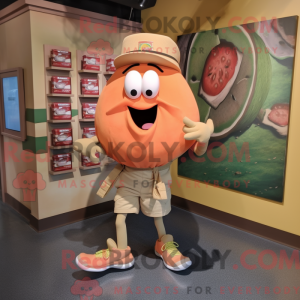 Costume de mascotte Peach...