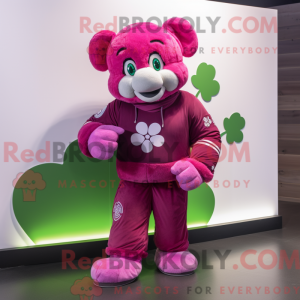 Magenta Bunch Of Shamrocks...