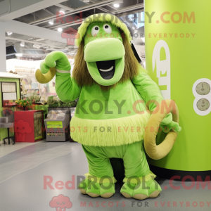 Personaggio mascotte mammut...