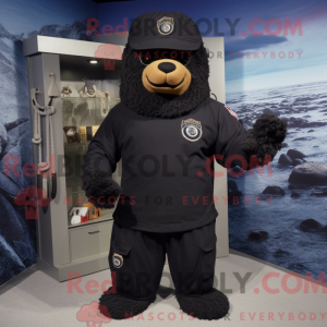 Maskotdraktfigurat Black...