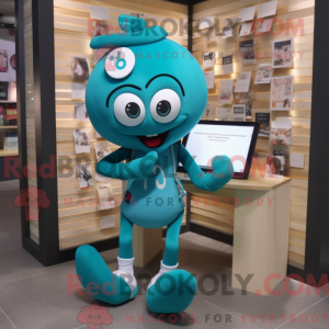 Disfraz de mascota Teal...