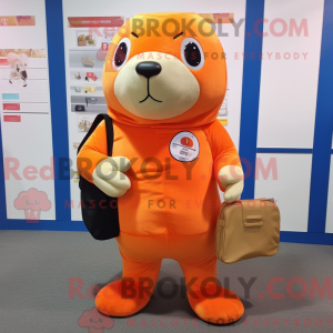 Orange Seal mascottekostuum...