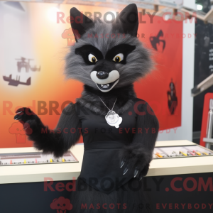 Postava maskota Black Fox...