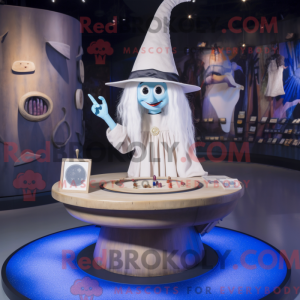 White Witch S Hat mascot...