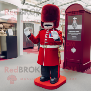 Maroon British Royal Guard...