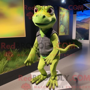 Lime Green Lizard...
