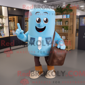 Postava maskota Sky Blue...