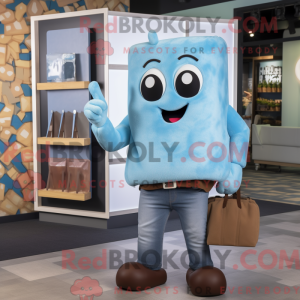 Postava maskota Sky Blue...