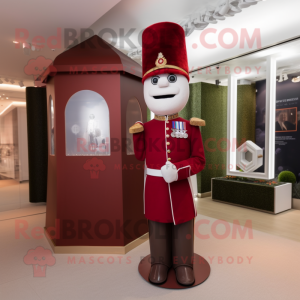 Maroon British Royal Guard...