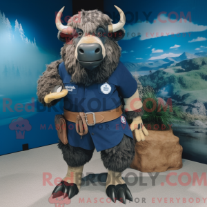 Maskottchenkostüm Navy...