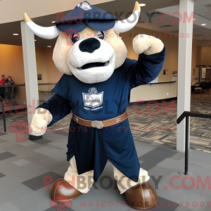 Costume mascotte de buffle...