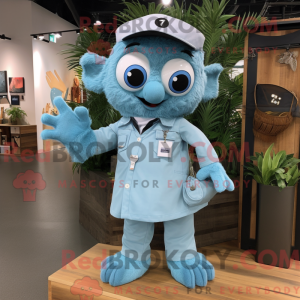 Disfraz de mascota Sky Blue...