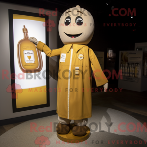 Postava maskota Tan Bottle...