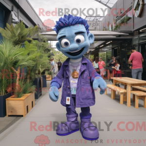 Lilla Doctor maskot kostume...