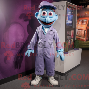 Lilla Doctor maskot kostume...