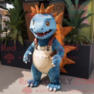 Rust Stegosaurus maskot...