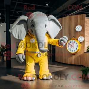 Citrongul elefant maskot...