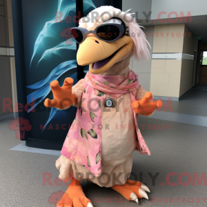 Peach Utahraptor máscara de...