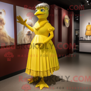 Figura de máscara de pomba...