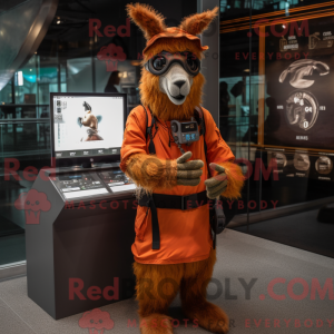 Rust Lama maskot drakt...
