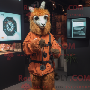 Rust Llama Maskottchen...