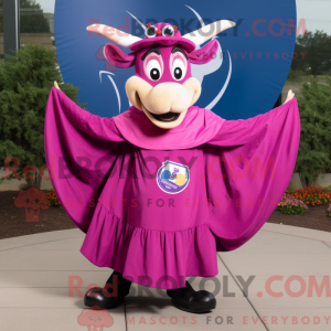 Costume de mascotte Magenta...