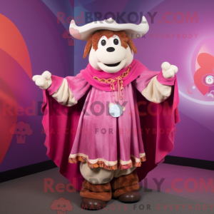 Disfraz de mascota Magenta...