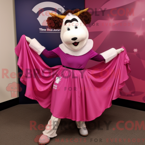 Costume de mascotte Magenta...